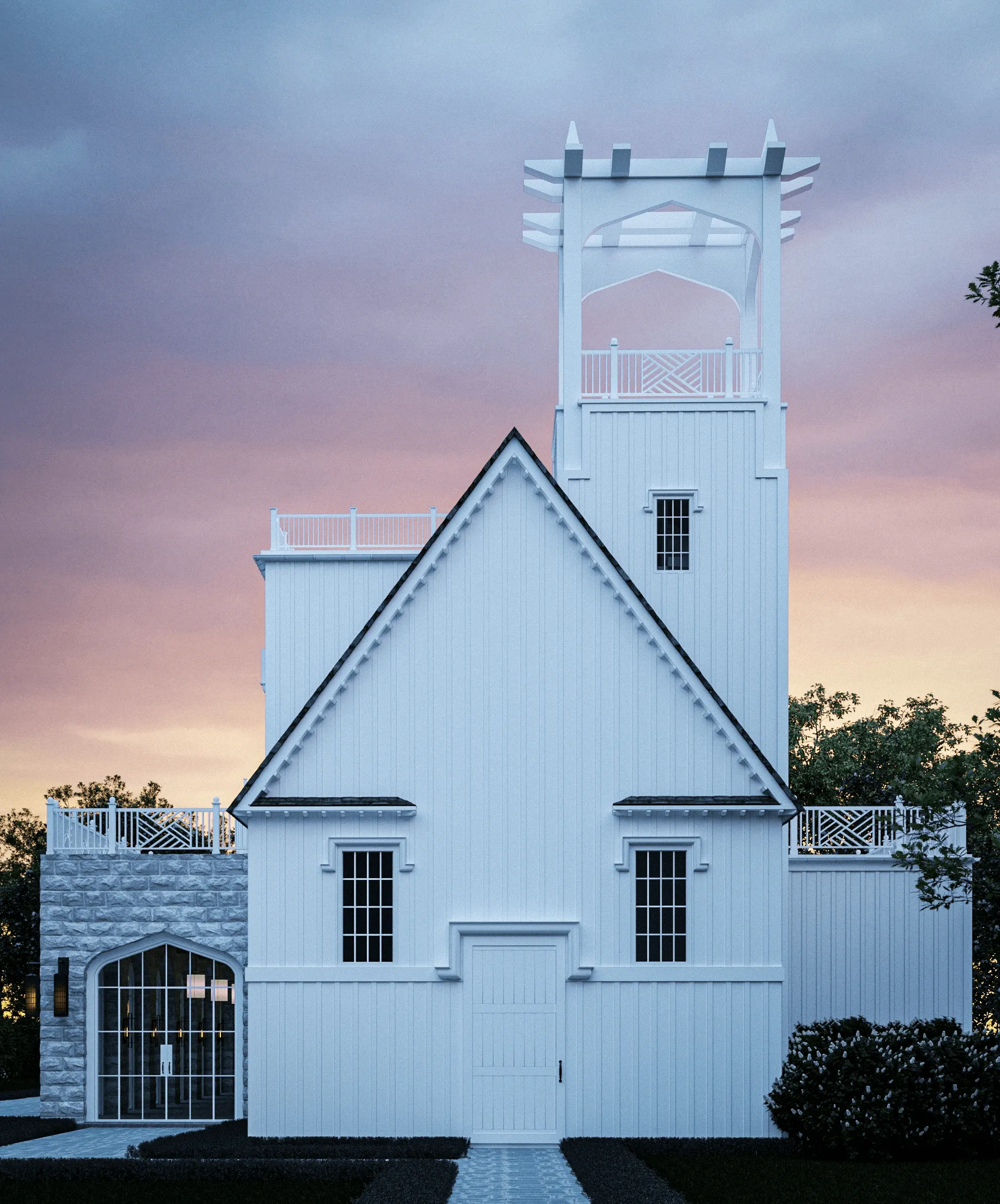 Revivalist Library Front Perspective