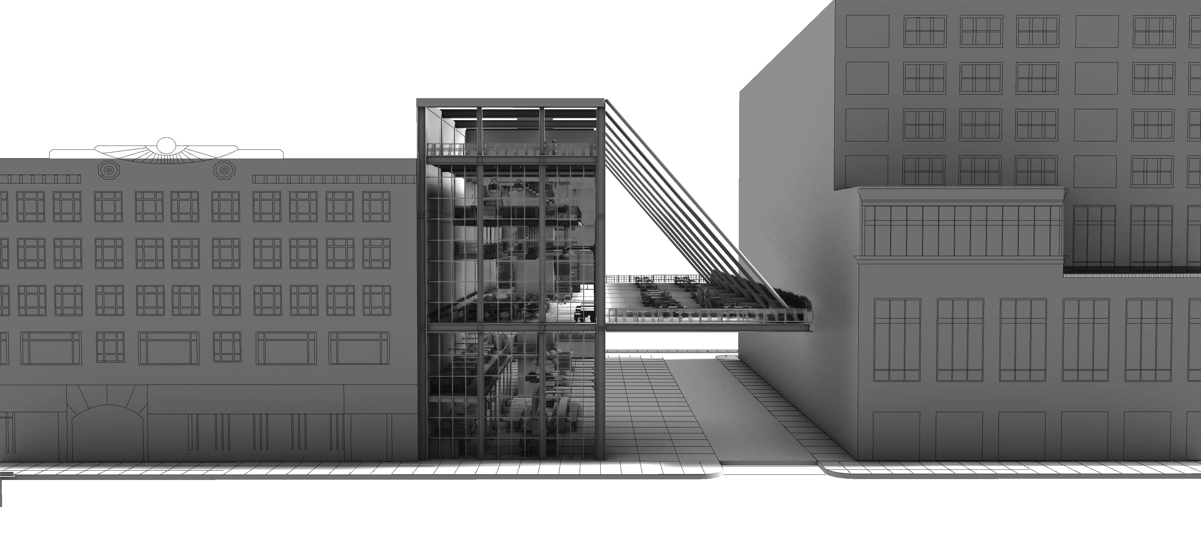 330 North Wabash Precedent Study Exterior View