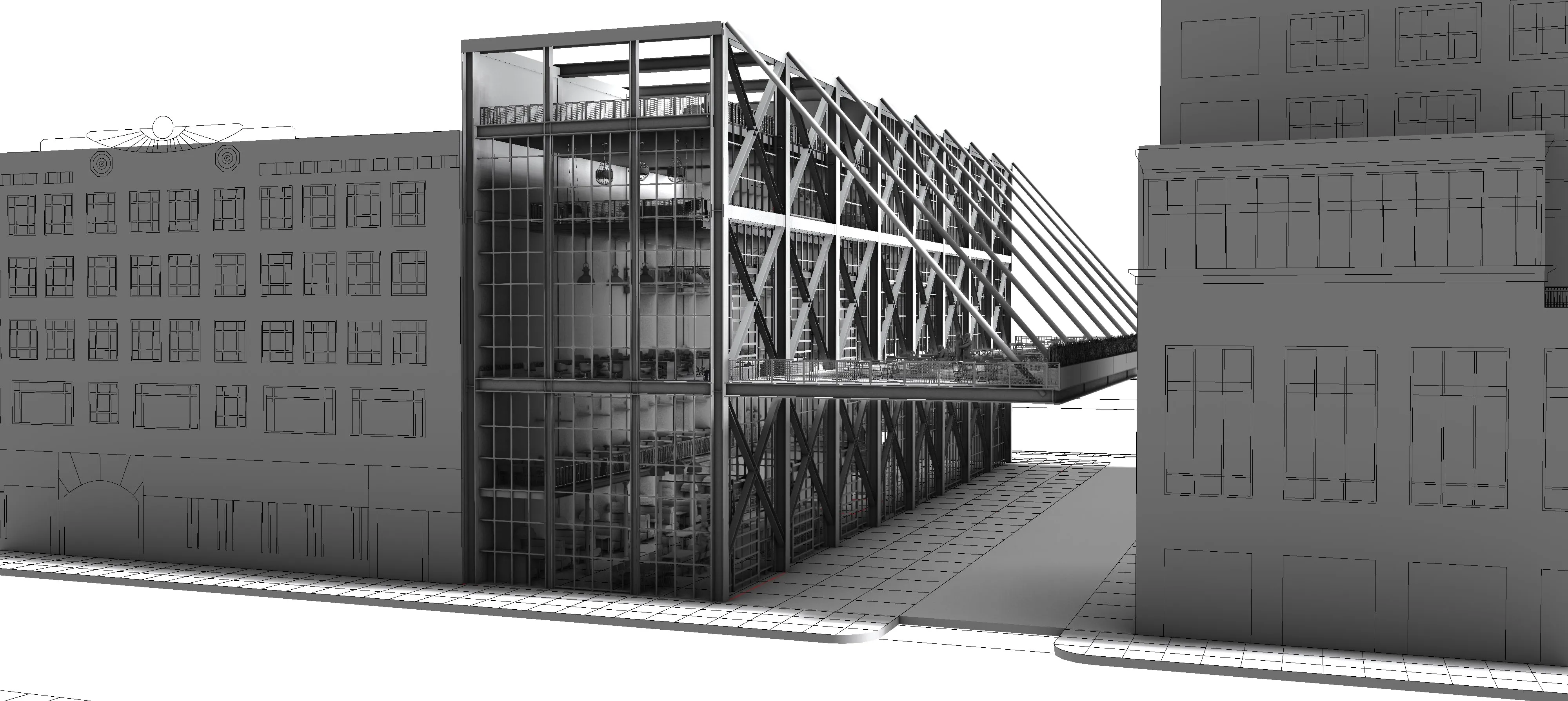 330 North Wabash Precedent Study Exterior View